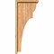 Ekena Millwork Yorktown Smooth Corbel w/Backplate, Western Red Cedar, 7 1/2"W x 12"D x 28"H COR08X12X28YOR01SWR - alternate 3